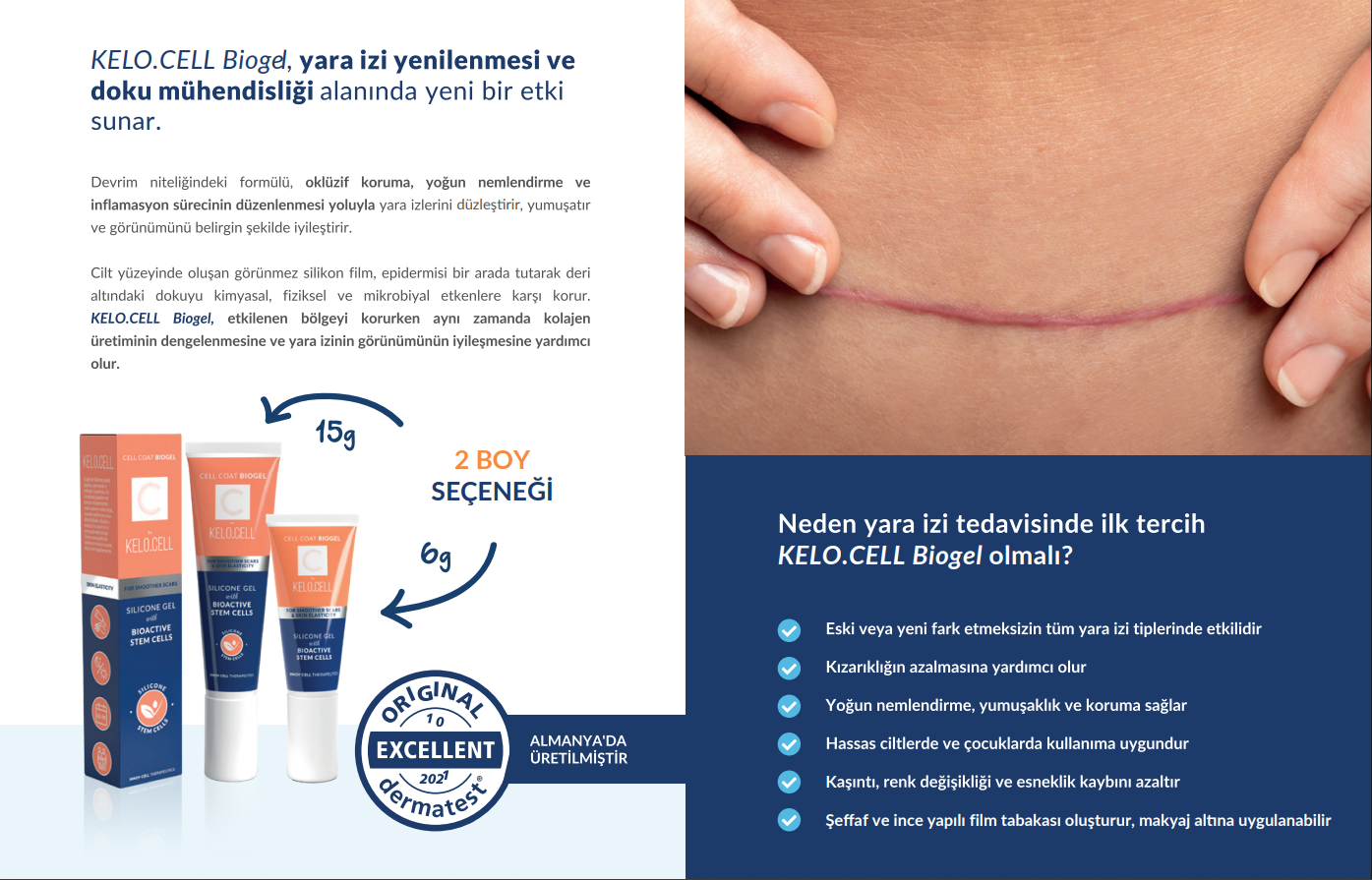 KELO.CELL Biogel Scar Bakımı